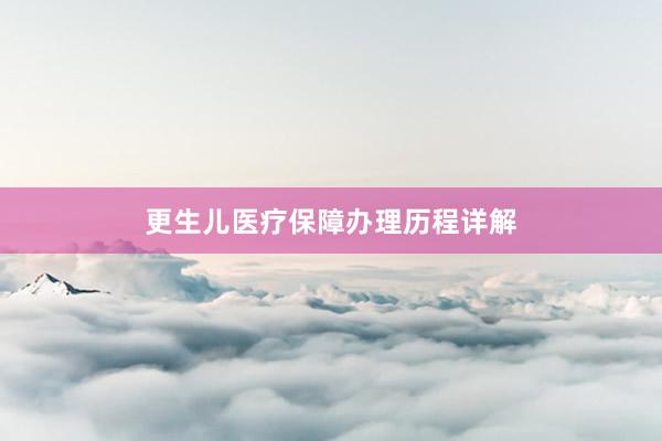 更生儿医疗保障办理历程详解